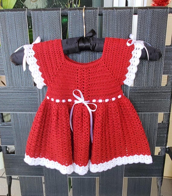 open lace back dress Clearance 6-9 Months Red Snowflake Dolman Dress 6-9 Months