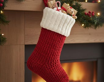 Xmas Stocking Crochet Pattern
