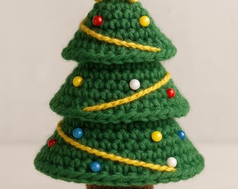 Mini Christmas Tree Crochet Pattern