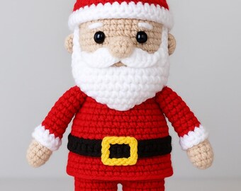 Patrón de ganchillo navideño de Papá Noel