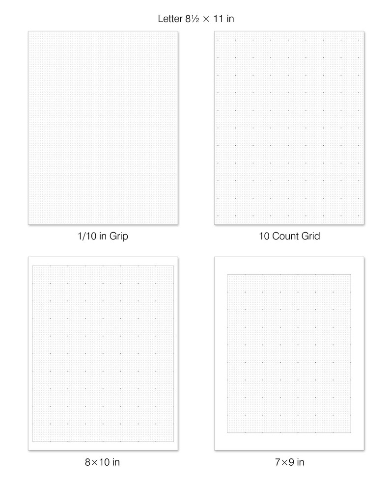 Printable Dot Graph Paper: 10 Count Grid (PDF, PNG) - Etsy