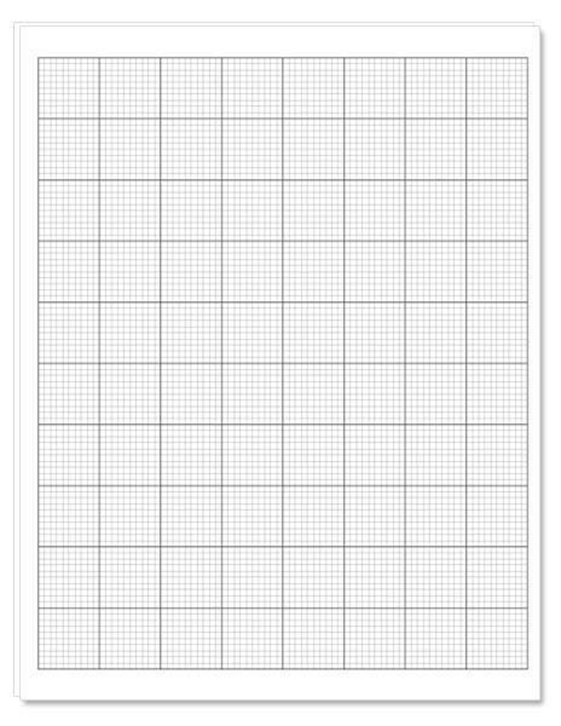 PRINTABLE Graph Paper 10 Count Graph Paper Pdf Png Etsy