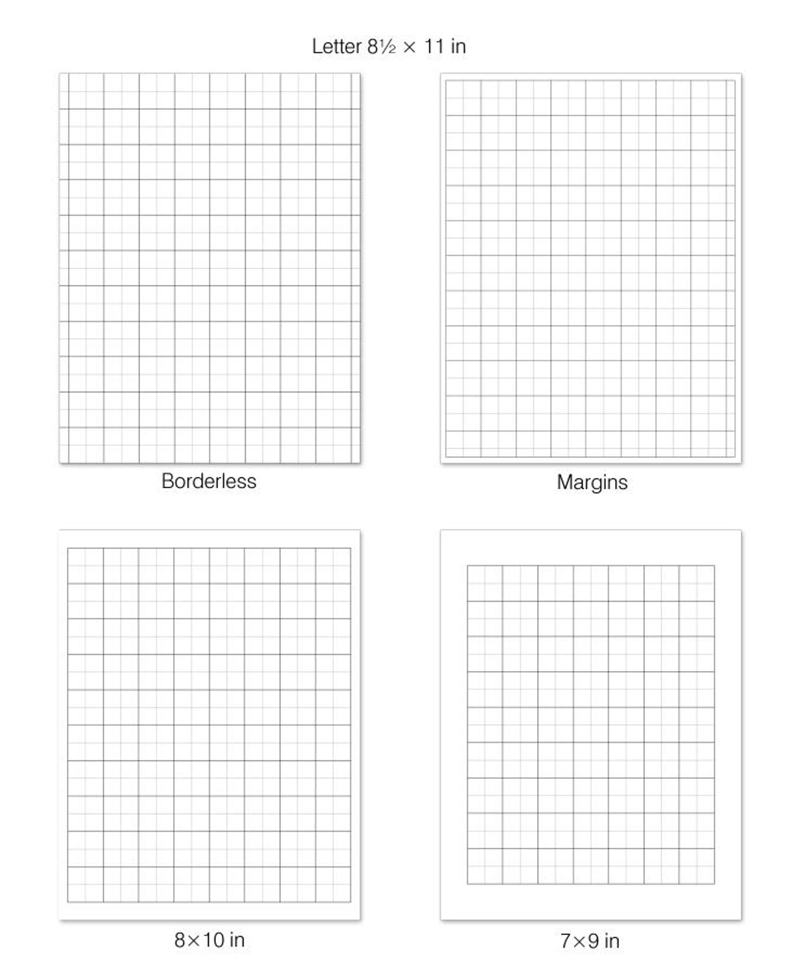 Printable Graph Paper: 2 Squares per Inch (PDF, PNG Downloadable Files ...