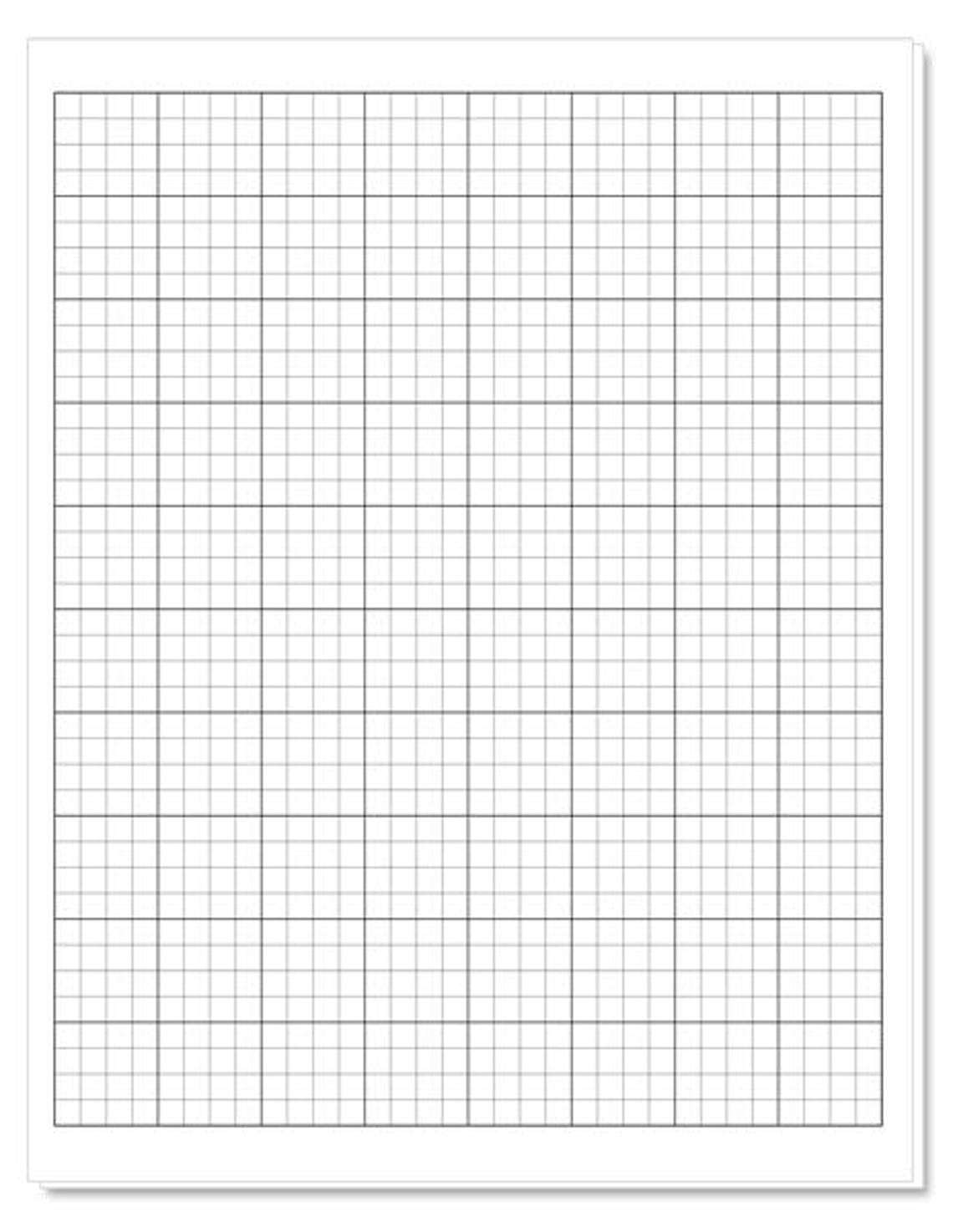 Printable Graph Paper: 4 Squares per Inch (PDF, PNG Downloadable Files ...