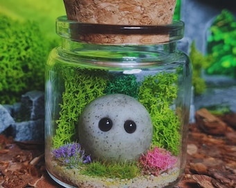 Jarling™ - Your Very Own Rockling Pet In A Jar, Cute Companion, Rock, Tiny World, Desk Buddy, Birthday Gift, Christmas Gift, Kawaii, Easter