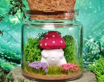 Pudcap the Mushling Jarling | Mushroom Jarling Forest Spirit | Adopt a Jar Companion
