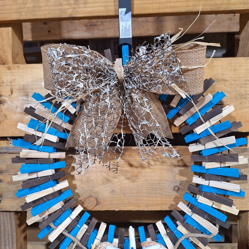 Clothes Pin Wreath - Etsy