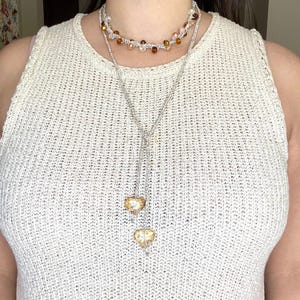 Bohemian Earthy Choker Boho-hippi Necklace Artisan hippy choker Natural brown crystal colors Lightweight handmade\necklace Boho Jewelry Gift