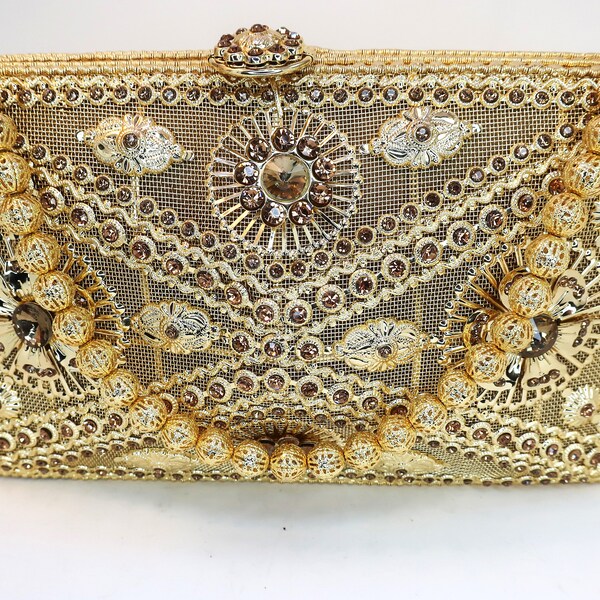 Gold Clutch Bag Party Purse Bridal Purse  Evening Bridal Bag Clutch Bag Wedding Clutch Gold Evening Bag Gold Bag Gift for Her Wedding Gift