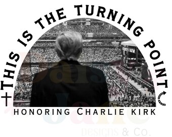 Turning Point USA DTF Sublimação Download instantâneo png