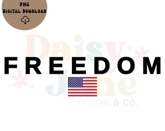 American Freedom DTF Sublimação Download instantâneo Arquivo digital PNG