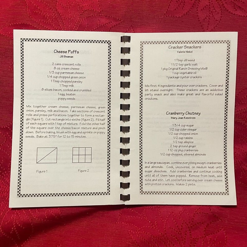 The Quilt Crossing Cookbook by the Quilt Crossing of Boise, Idaho 1997 Spiral Bound image 5