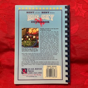 Best of the Best from Big Sky Cookbook 2003 Spiral Bound image 2