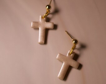 Cross Dangle Earrings