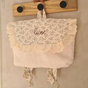 Cartable personnalisé, crèche, nounou, maternelle