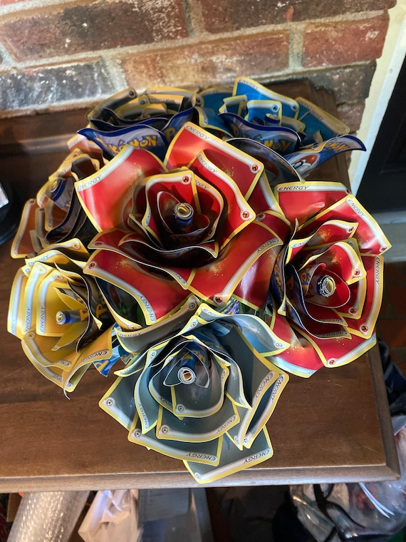 does roses sell pokemon cards 4 blossoming roses and 4 rosebuds Custom Listing Roses Pokmon Card