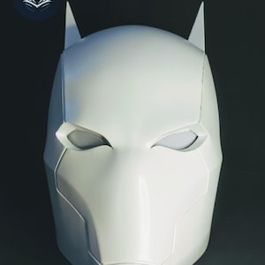 White Vigilante Helmet Padded Cosplay Full Mask Cowl Custom