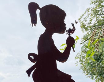 Tuzsocr Statue da giardino a forma di angelo custode con lanterna solare a LED, decorazione per esterni, resistente alle intemperie, per cimitero, scultura d'angelo, giardino, terrazza, davanzale, 33