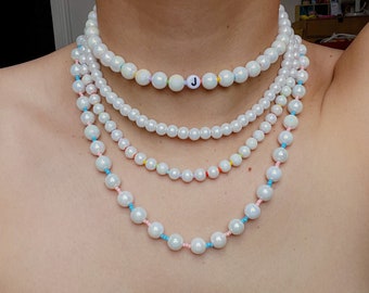 collier de perles de verre~