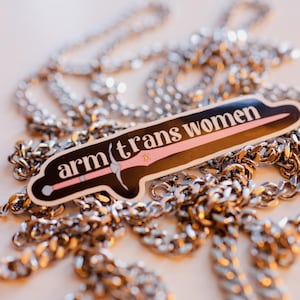 arm trans women vinyl waterproof sword sticker