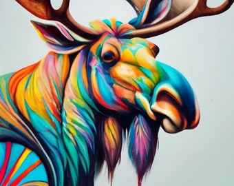 Moose Graffiti