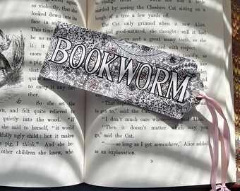 Pink Floral Bookmark