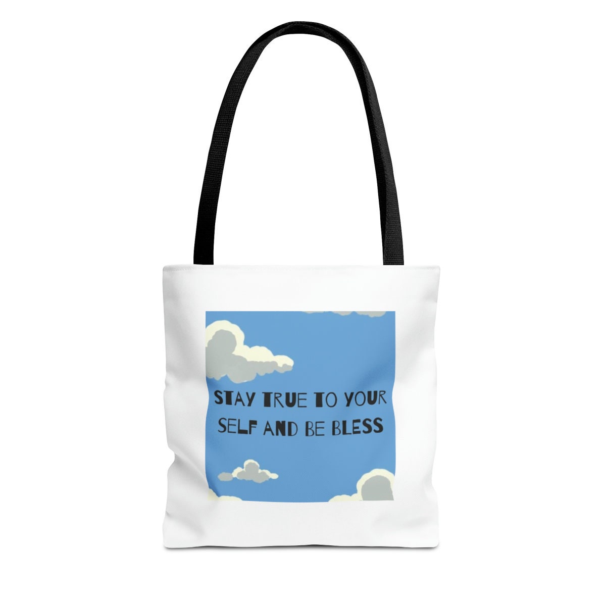 Cute BLUE CLOUDS Skyquote stay True to Your Sled and Be BLESS - Etsy
