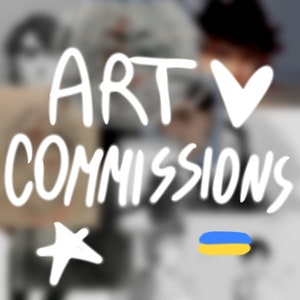 Affordable art commissions! Please read item description carefully.