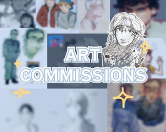 Affordable art commissions! Please read item description carefully.