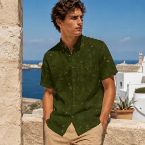 All-Over Print LoL Classic Undergrowth Cotton Classic Button-Up