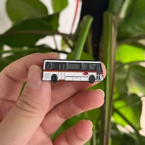 Los Angeles Enamel Pin, transportation pin, Transit City Bus Enamel, Backpack pin, Graffiti pin, Jacket Pin, Lapel pin, Collectable Pins
