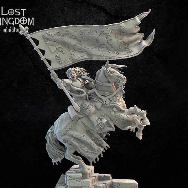 Lost Kingdom Miniatures Standard Bearer - Kingdom of Mercia