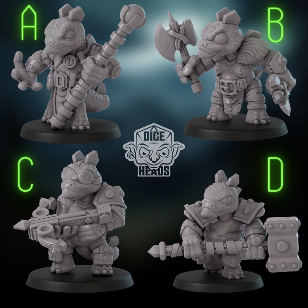 Dice Heads Zoontalis Stegosaurus Guild Etsy