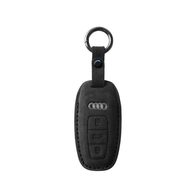 Audi Alcantara Key Cover Premium Alcantara Case for Audi Luxury Car Key Cover Suede Leather Audi