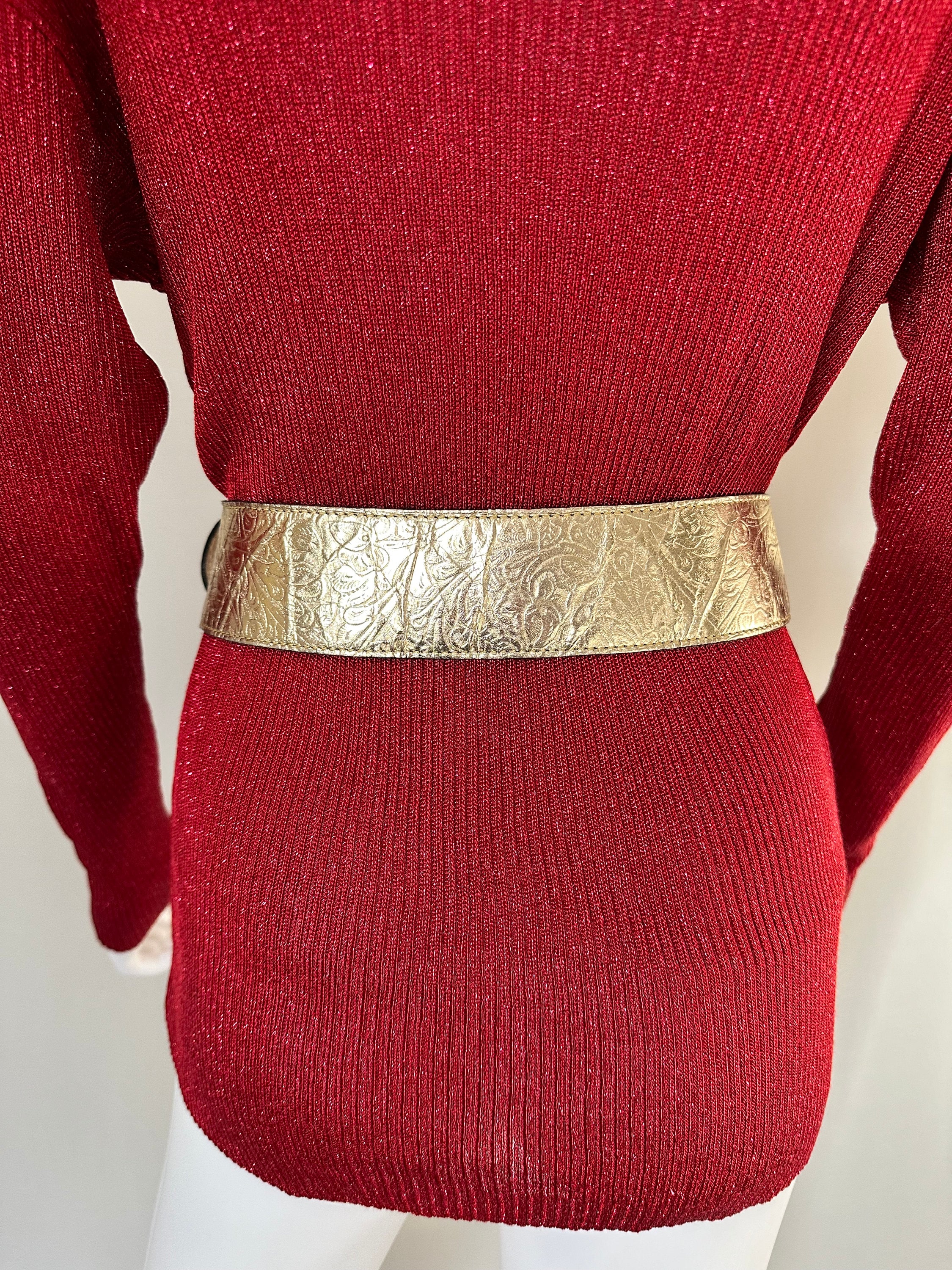 Jenny and the Boys Vintage 90\'s Brown Leather Belt leather-classic-belt-chocolate  main image 4