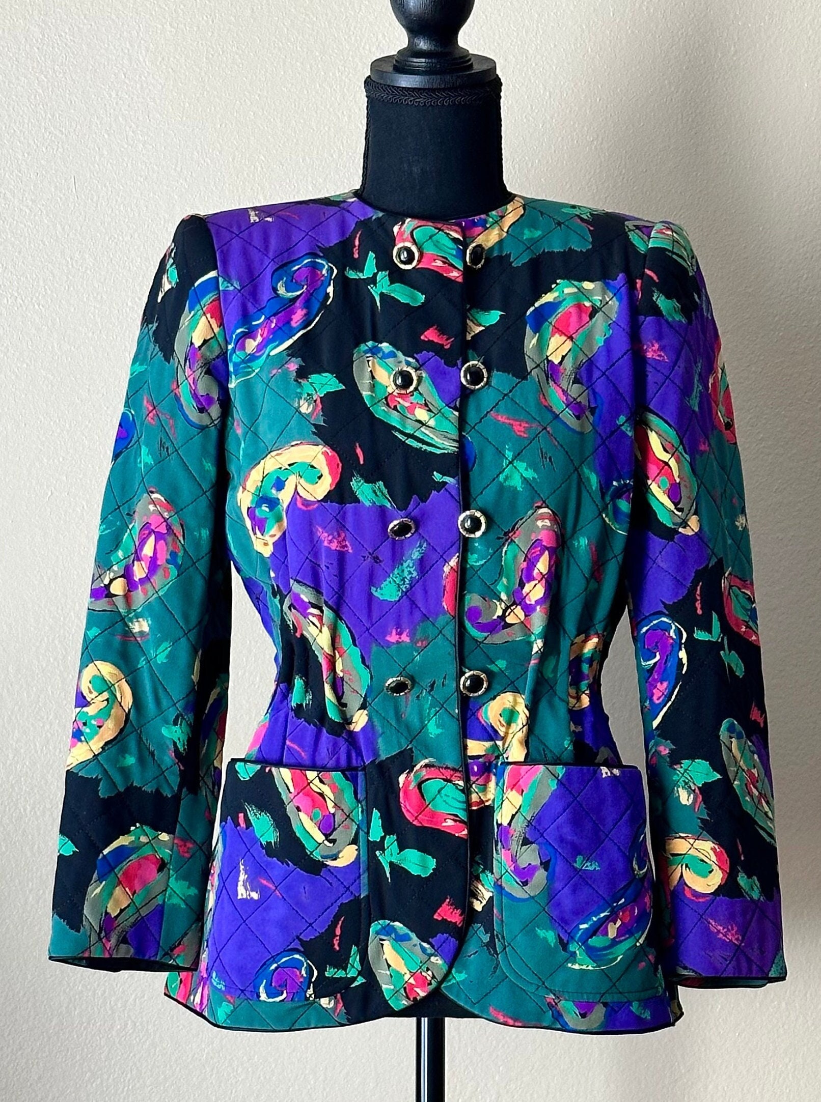 Emanuel Ungaro 80s - Etsy Emanuel Ungaro 80s - Etsy