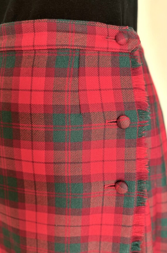 60’s Plaid Skirt Women's Kilt Wool by  Al Jean main image 0