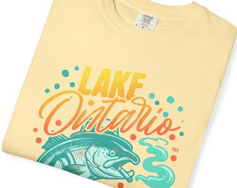 Retro Lake Ontario Forever Shirt Grappig Vintage Patriottisch Canada Grafisch Topje FDT Subtiel Anti-Trump T-shirt Pro-Democratie Cadeau