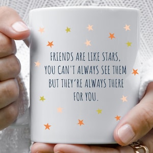 Custom Personalized Besties Mugs Gift for Best Friend, BFF Gift, Long Distance Best Friend Gift,Custom State to State Best Friend Mug