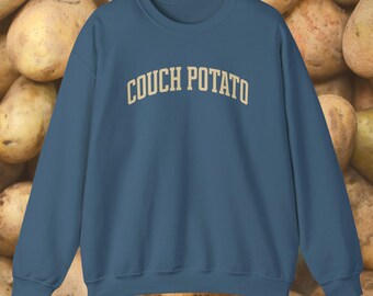 Couch Potato Sweatshirt, Cozy Introvert Pullover