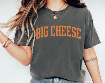 Camiseta divertida de jefe con queso grande, camiseta de jefe de oficina, camiseta con humor de oficina, regalo de agradecimiento para gerente de oficina, supervisor, compañero de trabajo