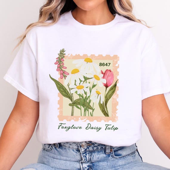 Foxglove, Daisy, Tulip Shirt Subtle Anti Trump Shirt FDT Shirt