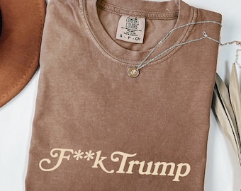 F*ck Trump Shirt Retro Anti-Trump Shirt, Anti Maga,FDT, Iran War Protest Political T-shirt, Pro Democracy Tee