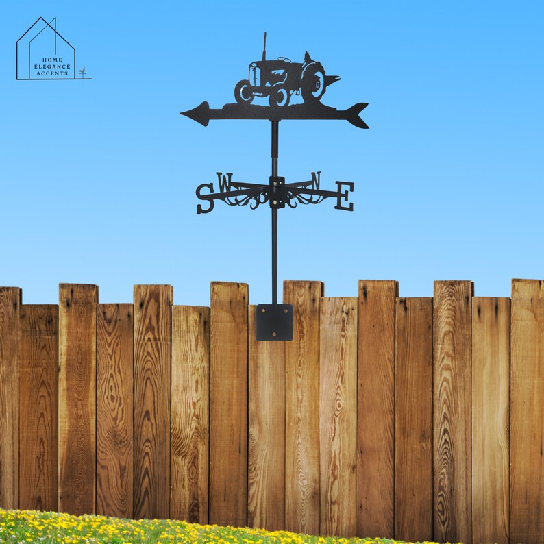 Farm Tractor Weathervane Rural Charm for Your Outdoor Space Etsy