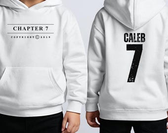 Custom 7th Birthday Hoodie for boys, 7th bday Party Outfit, Level 7 Unlocked Hoodie
