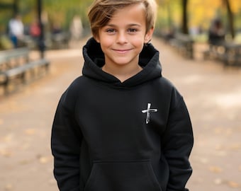 Christian Youth Hoodie/T-shirt, Christian kids shirt, Gift for Christian Kids, Bible Verse Hoodie Child of God Hoodie, Cross Hoodie for kids