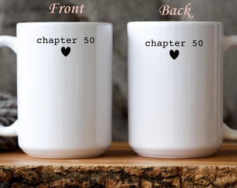 50th birthday gifts for women, 50th birthday mug custom 50 birthday gift for her personalized birthday mug in my fifty era chapter cup