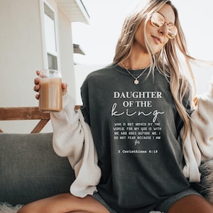 Daughter of the King shirt sweatshirt, love Like Jesus Shirt, Jesus is King Merch, Christian shirt, Faith Shirt, Bible Verse Faith Shirt.