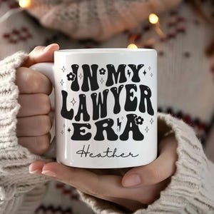 Personalized Lawyer Gift Mug, Law School Grad Gift, Lawyer Graduation Present, Mug For Lawyer, Lawyer Grad Mug, Law Student Gift