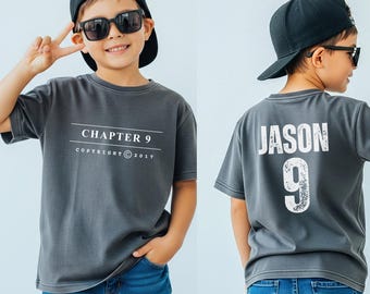 Custom 9th birthday shirt for boys, Funny 9th bday Party shirt, Level 9 Unlocked Shirt, 9th Birthday Boy Tee Gifts